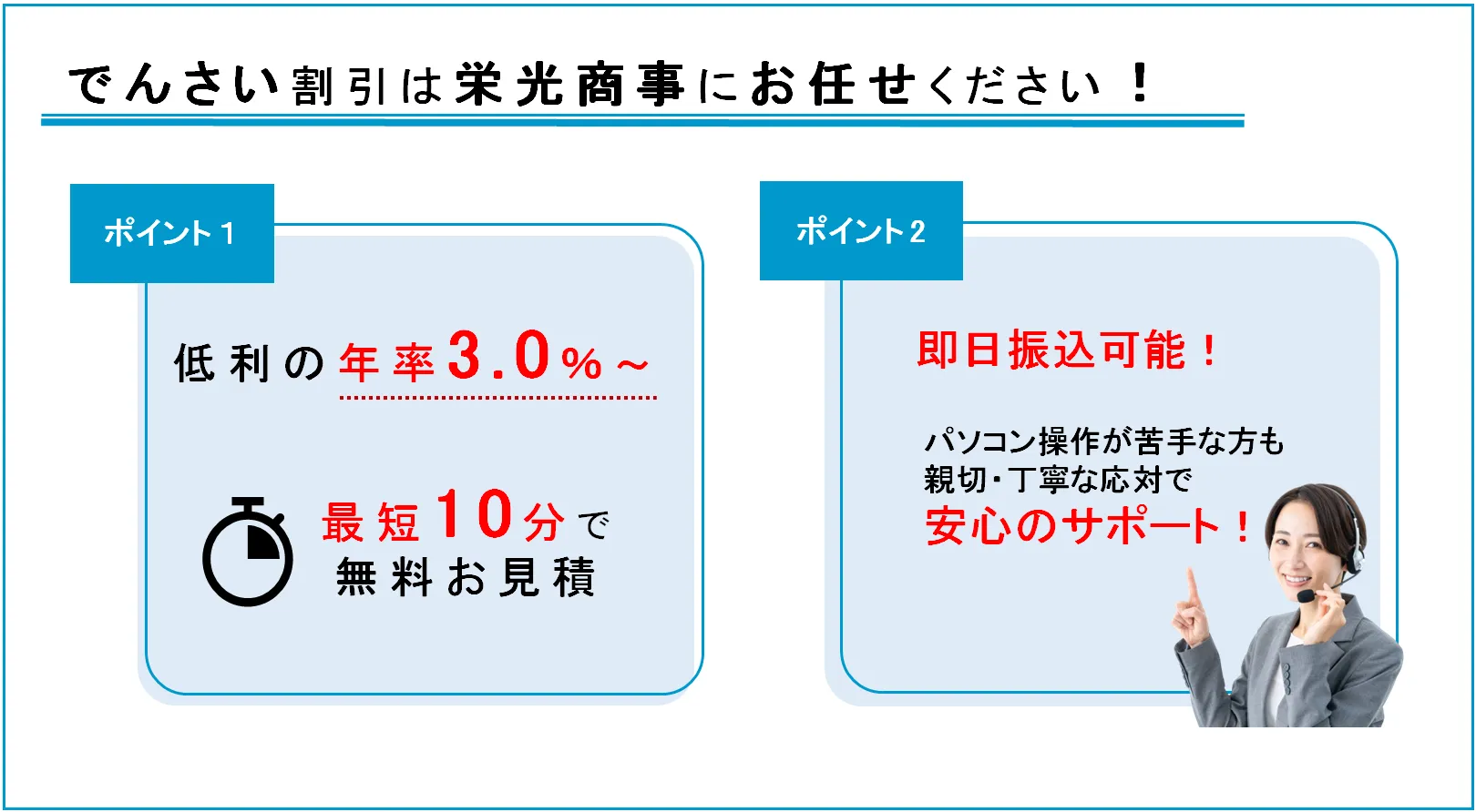 でんさい割引のメリット loading=